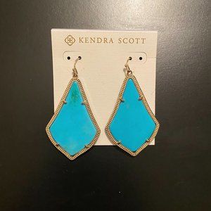Kendra Scott Alex Earrings in Turquoise Magnesite